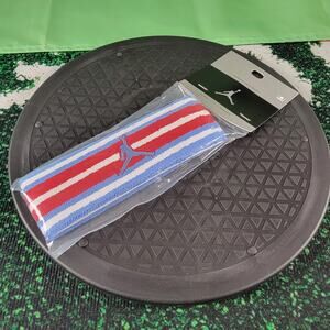 Vintage Nike Michael Jordan Jumpman Headband - NEW Blue/Red/White
